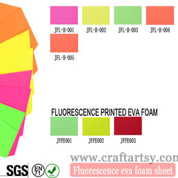  Colorful Fluorescent eva foam sheet